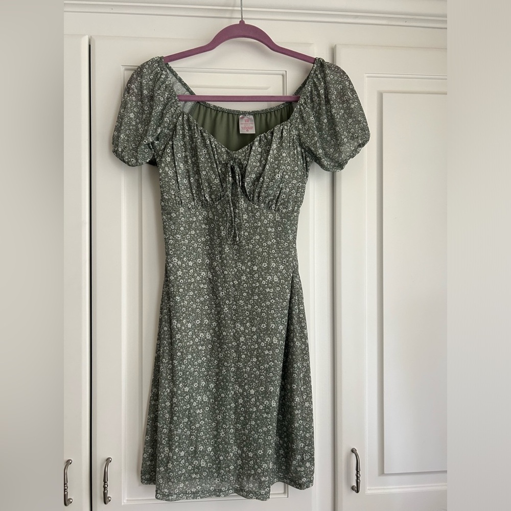 Mini dress with built in bra